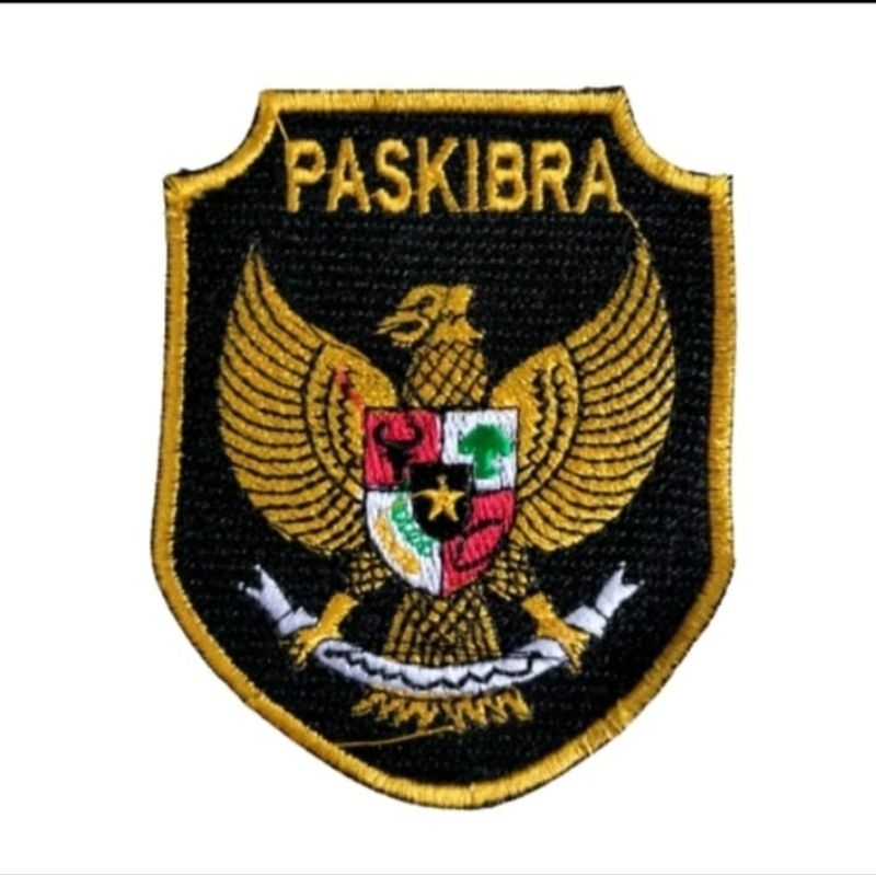 BED BORDIR BEDGE BORDIR PASKIBRA GARUDA PANCASILA