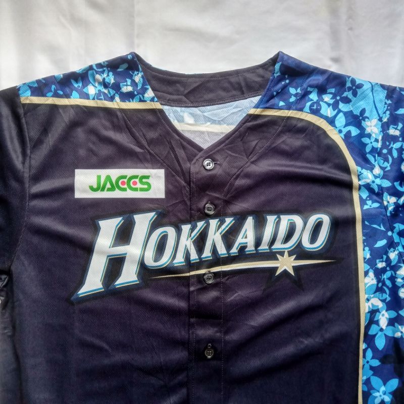 Jersey Baseball Hokkaido Nippon Ham Fighters Navy