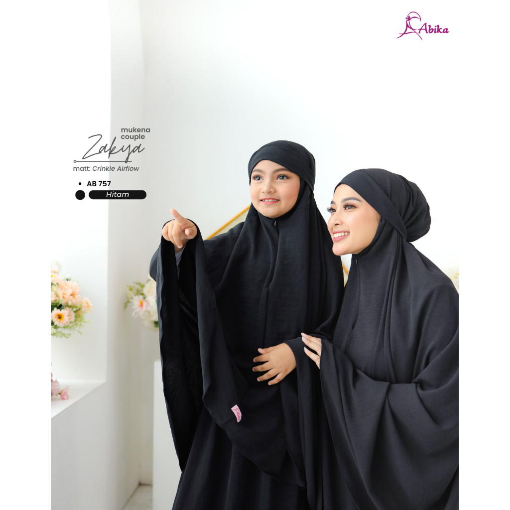 [ABIKA] Mukena Zakya Rukuh Dewasa dan Anak