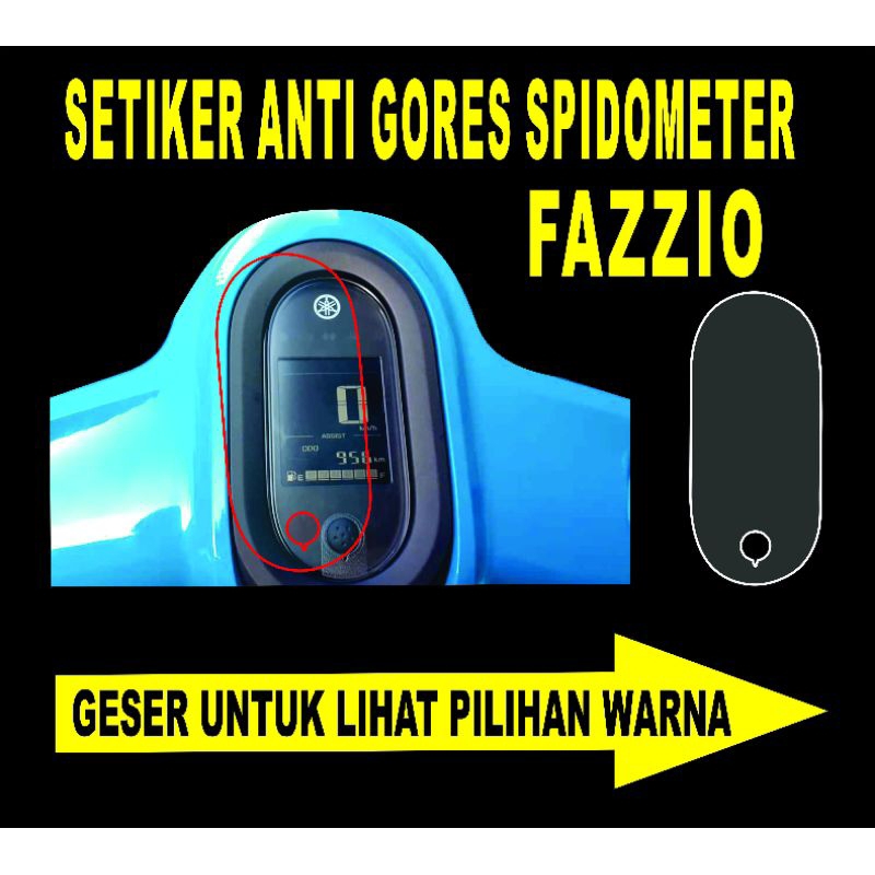 setiker anti gores spidometer FAZZIO