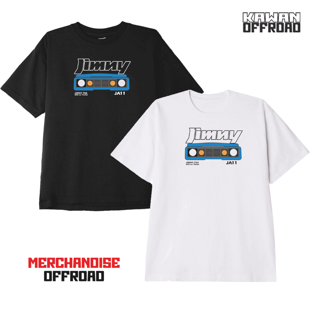 Kawan Offroad  - JIMNY JA11 GRILL | Kaos Offroad | Kaos Pria | Tshirt