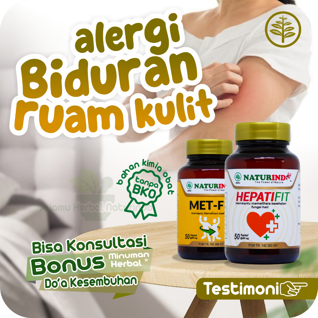 Obat Biduran Gatal Gatal Kulit Alergi Dingin Gatel Ampuh Bintik Merah Bentol Kulit Panu Kurap Kudis 