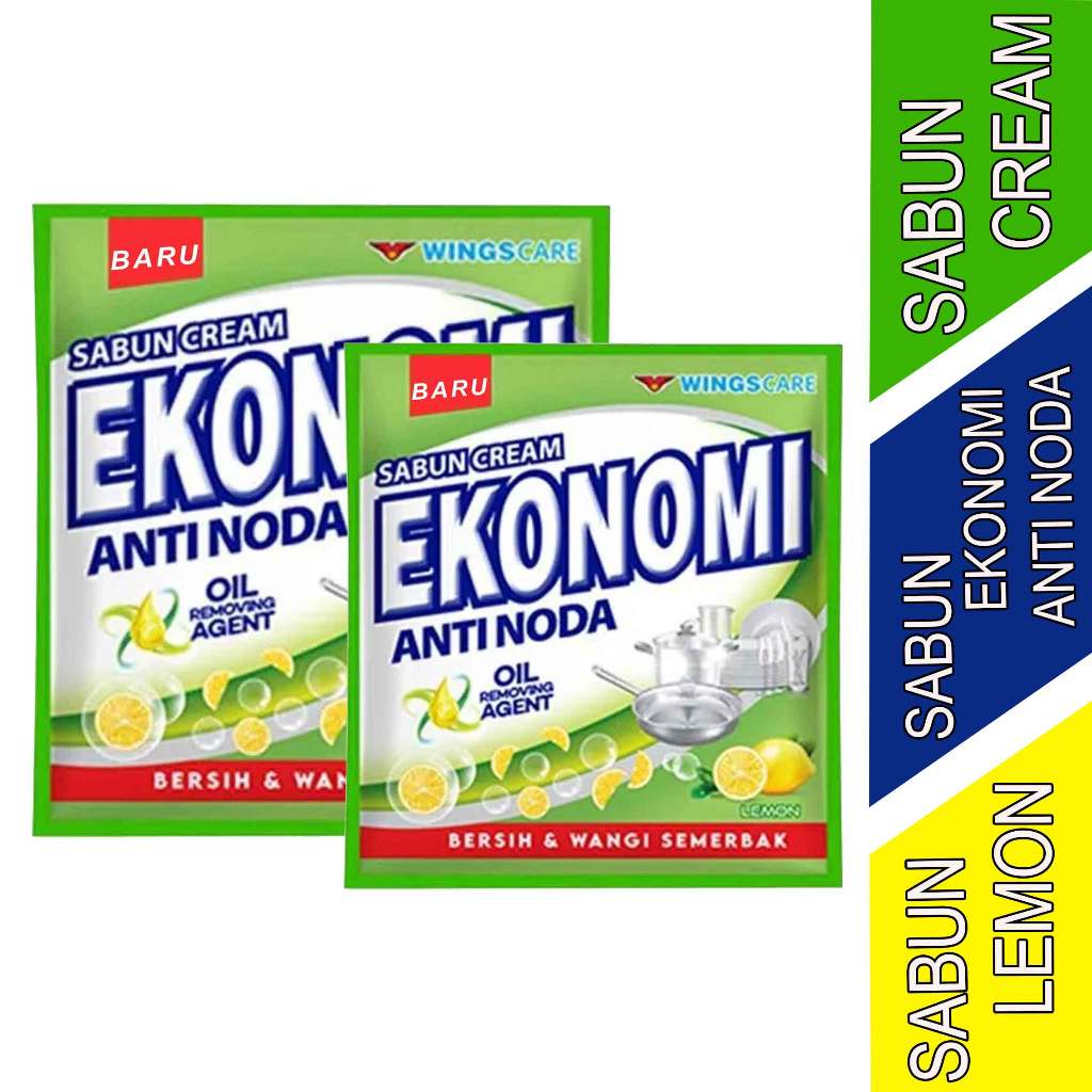 Sabun Colek - Wings Ekonomi - Sabun Cuci Piring - Aroma Lemon