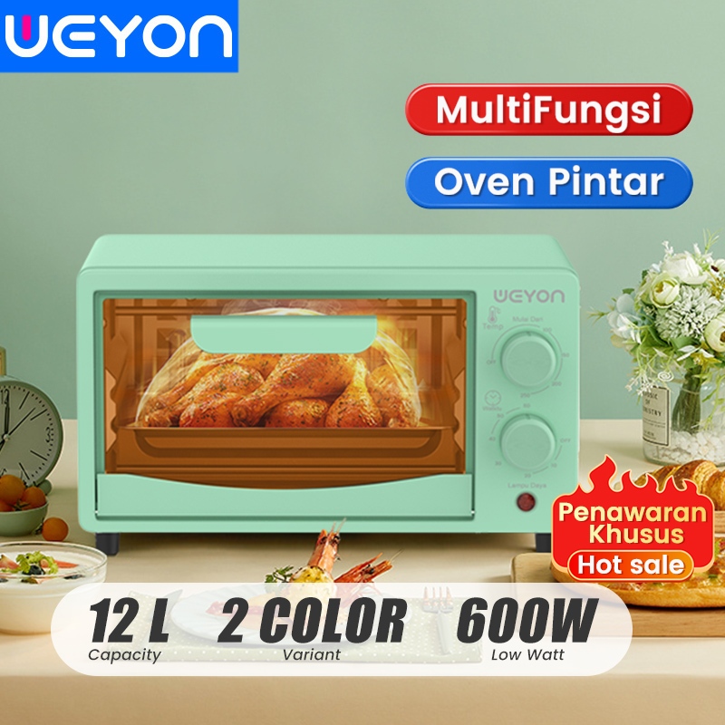 Weyon Sakura 12 L Oven Listrik Low Watt Microwave Penggunaan Multifungs Oven Electric
