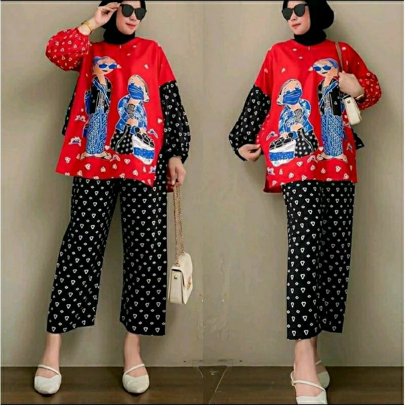 ONE SET TEJO MBOK JAMU GENDONG SEMERBAK BATIK ORI PART 1