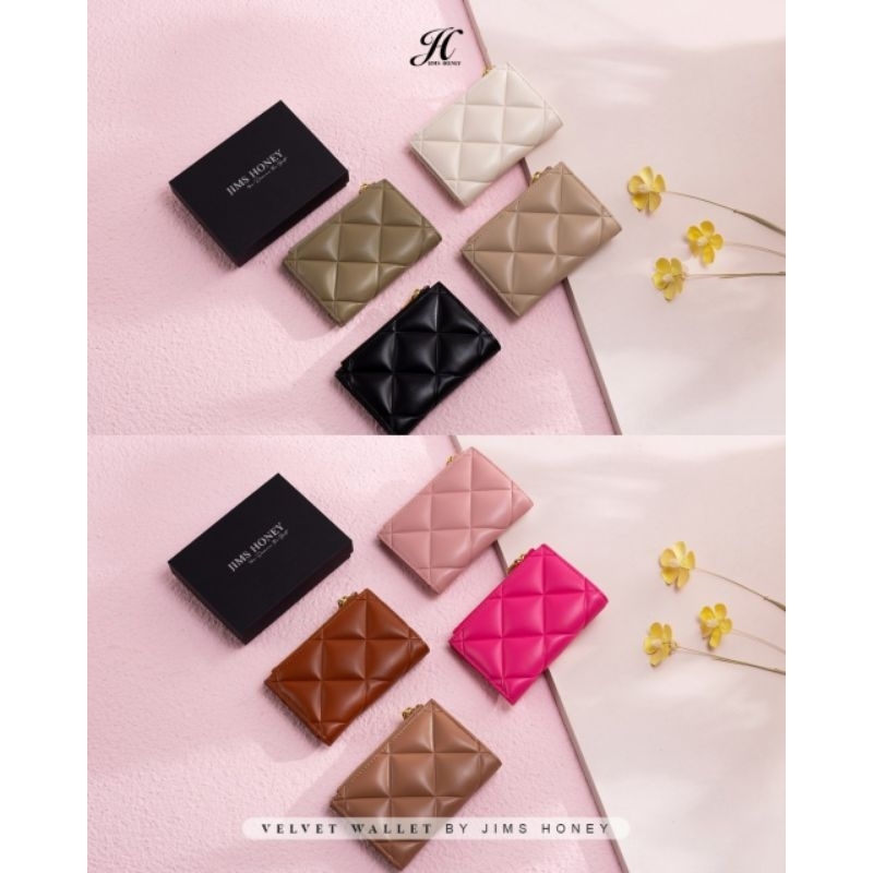 velvet wallet jims honey/dompet wanita/dompet jims honey