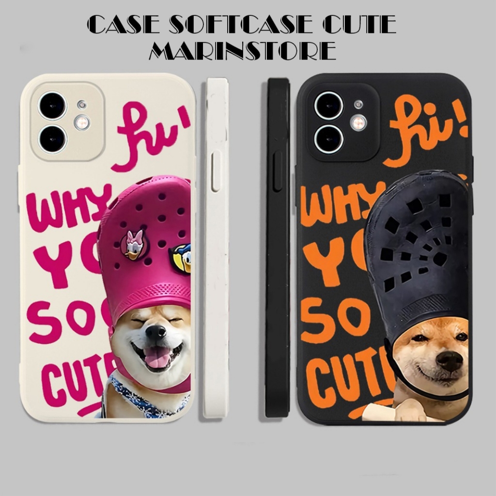 #DG CASING SOFTCASE MOTIF  DOG PNG TPU  CASE FOR ALLTYPE HP, ITEL S23, ITEL VISION P40 , ITEL VISION A60 , ITEL VISION A60S, ITEL VISION 1 PRO, ITEL VISION A26, ITEL VISION 2 ,marin18#