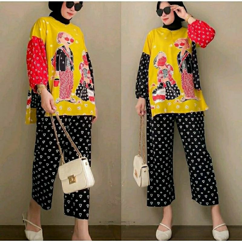 ONE SET TEJO MBOK JAMU GENDONG SEMERBAK BATIK ORI PART 2