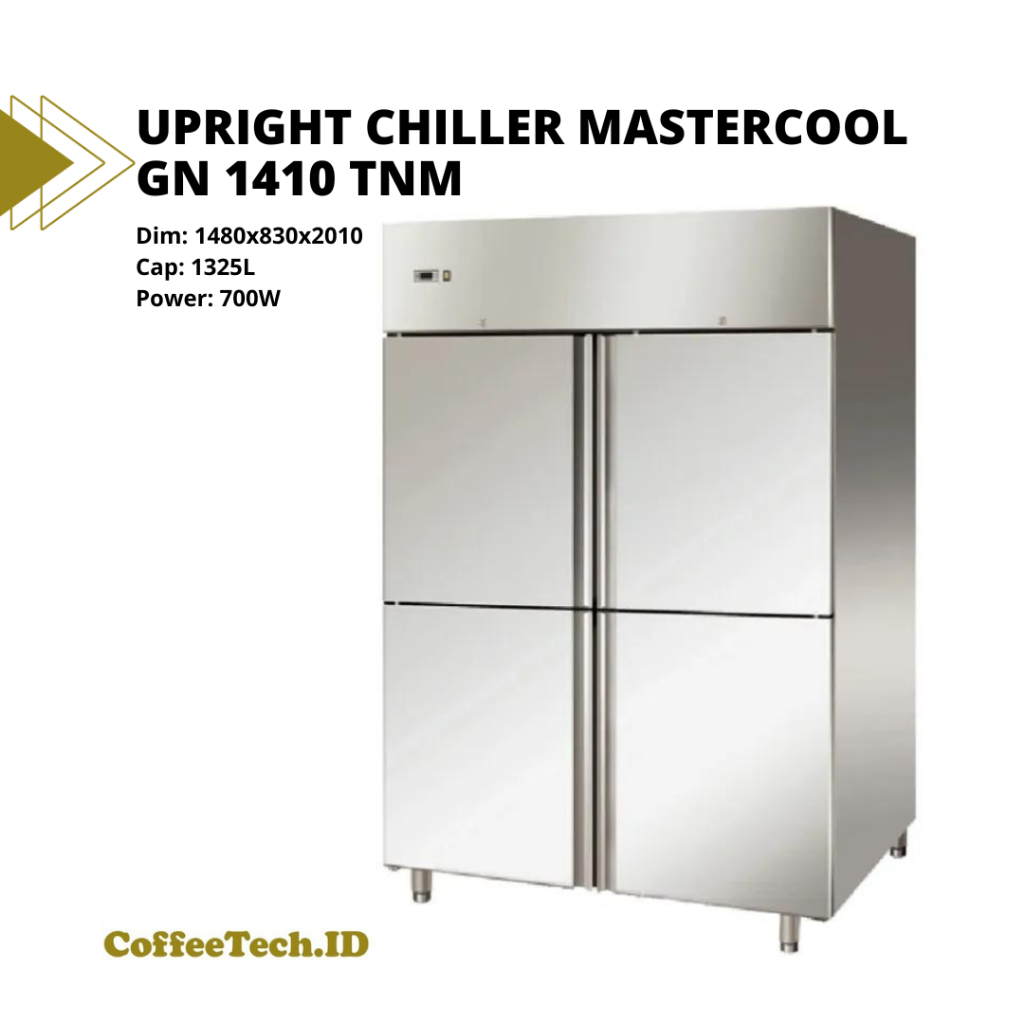 UPRIGHT CHILLER 2 SECTION 4 DOOR MASTERCOOL