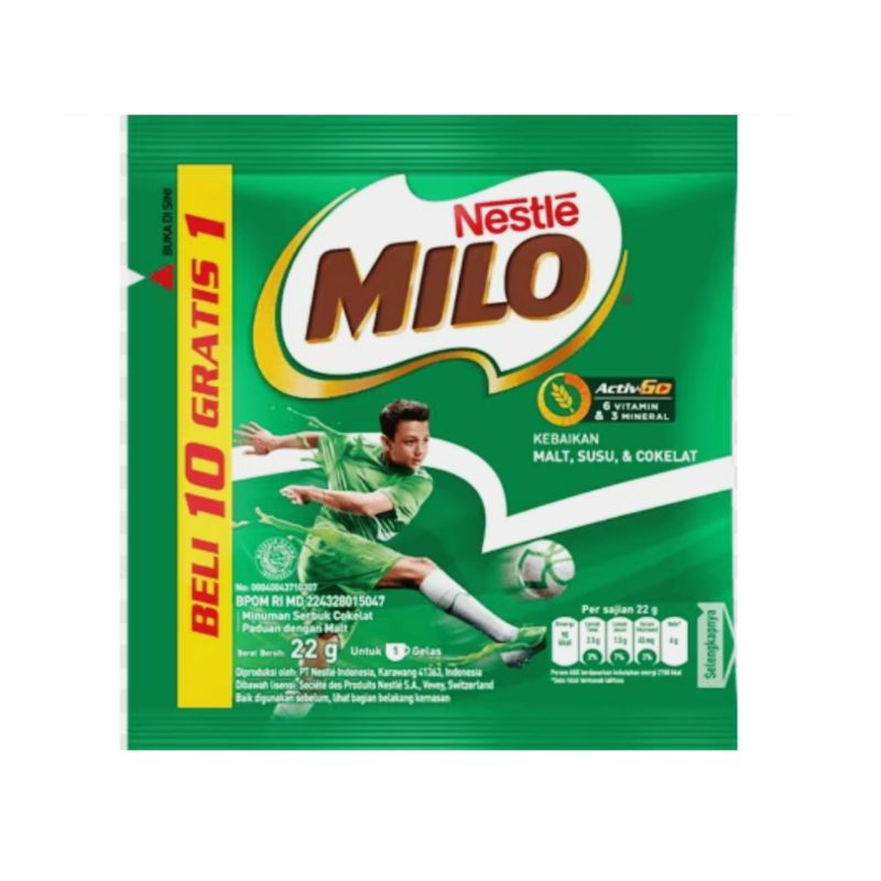 

MILO Renceng 22 Gram x 10 Sachet