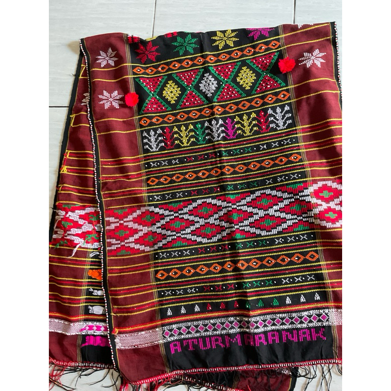 Ulos Sadum Hitam Mewah 80x200