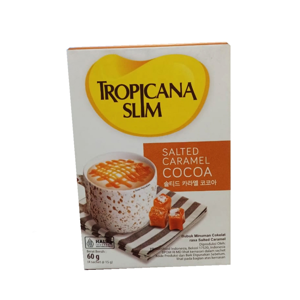 

TROPICANA SLIM SALTED CARAMEL COCOA 60g