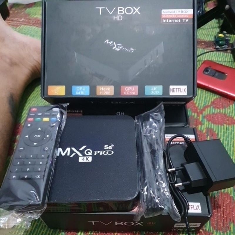 android tv box MXQ PRO 5G 4K RAM 2GB INTERNAL 16 GB SUDAH ANDROID 11