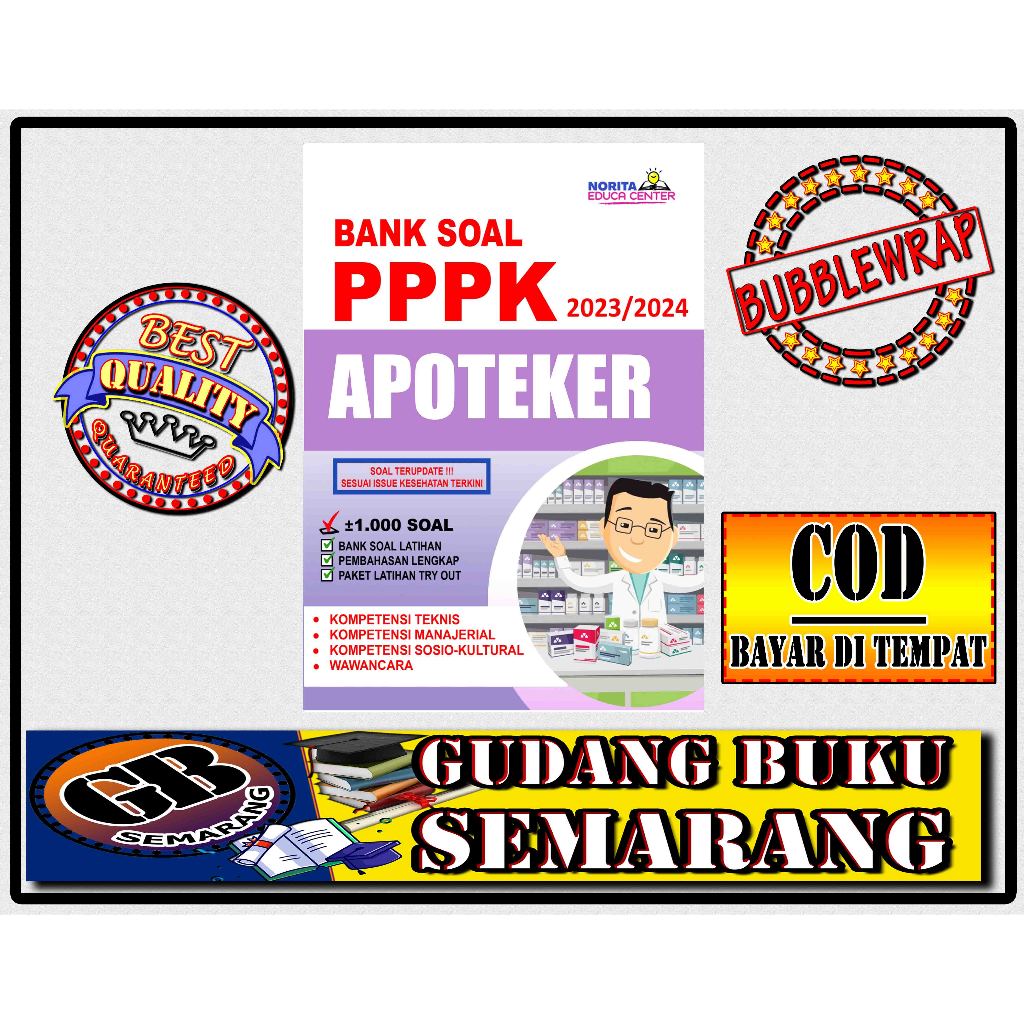 

BUKU BANK SOAL PPPK APOTEKER 2023 2024