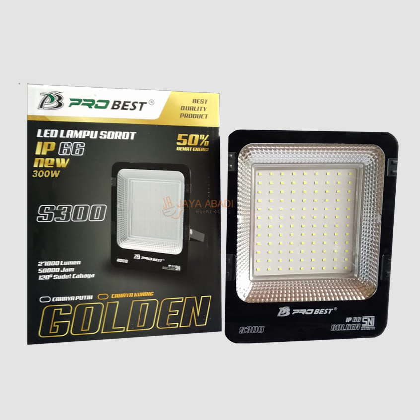 Lampu Sorot Led Lampu Tembak Led 300W 300 Watt Super Bright ProBest Golden