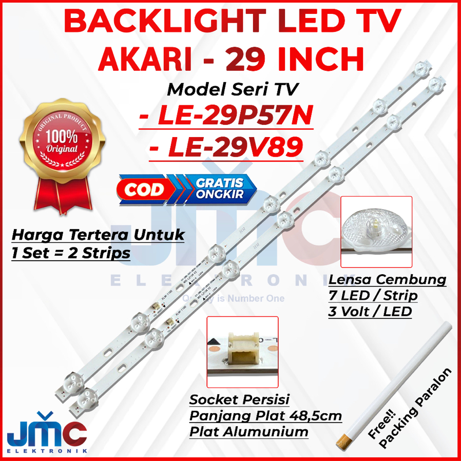 BACKLIGHT TV LED AKARI 29 INCH LE-29V89 LE-29P57N LE-29P571D LE 29V89 LE 29P57N LE 29P571D