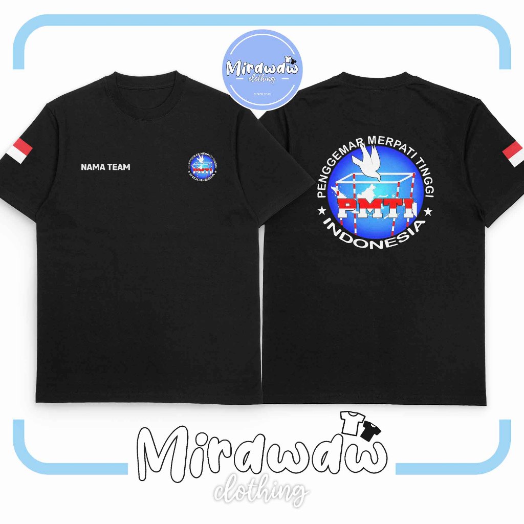 Kaos PMTI Penggemar Merpati Tinggi Indonesia Gratis Nama Baju Distro