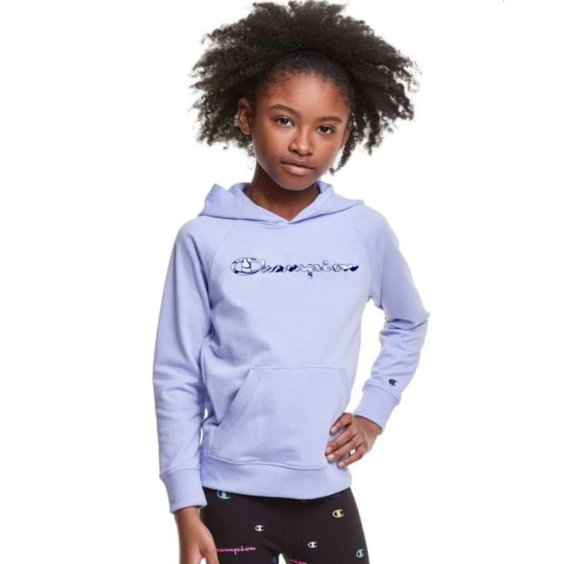 G262354 CHAMPION ORIGINAL HOODIE softpurple Baju sweater hoodie anak perempuan lengan panjang