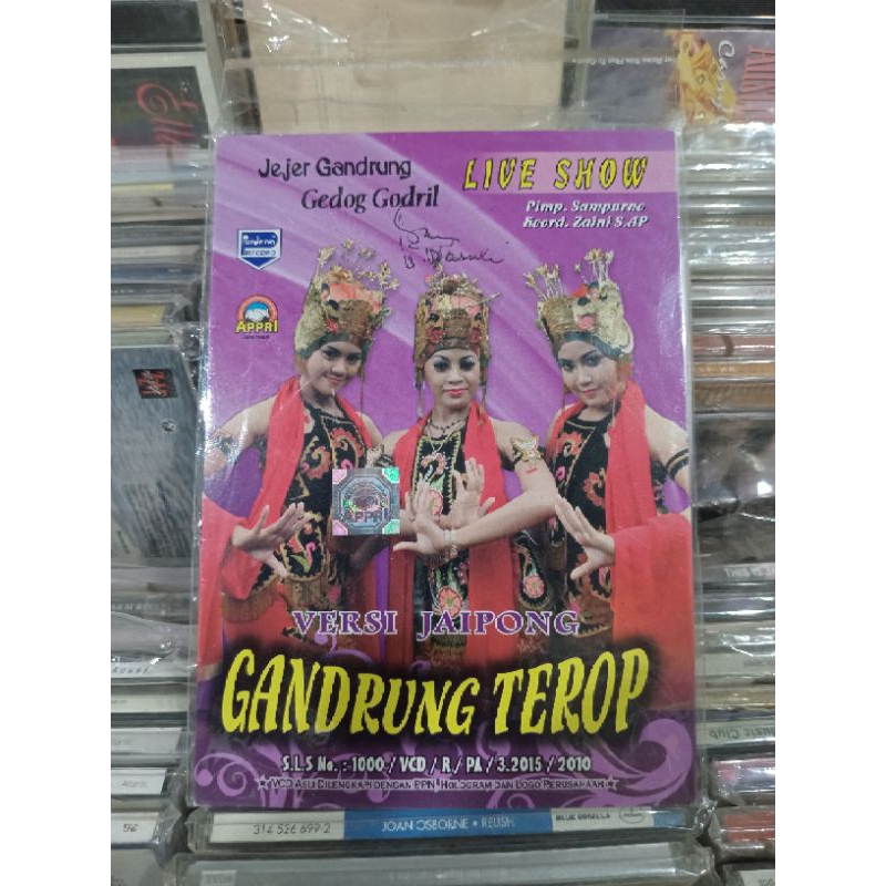 VCD Original Gandrung Terop Versi Jaipong