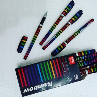 

Pen Gel Rainbow (per 12 pc) hitam K-95