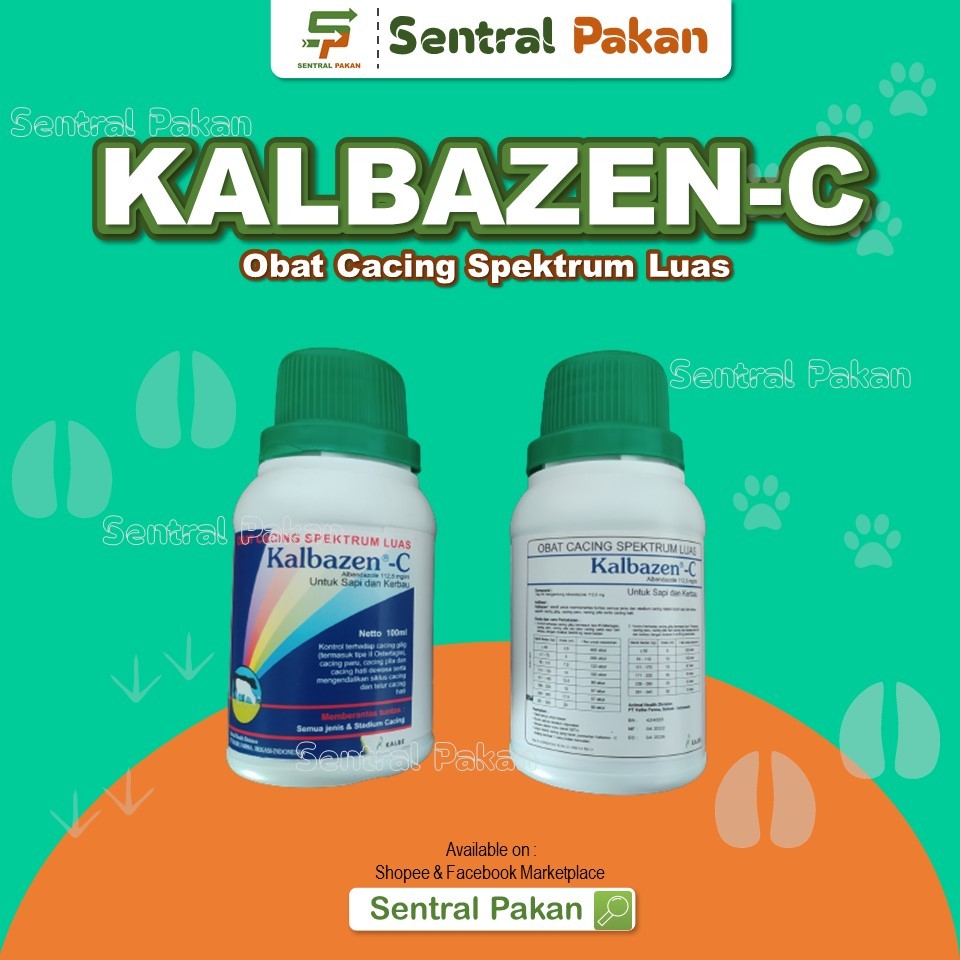 KALBAZEN C 100ML - OBAT CACING UNTUK SAPI