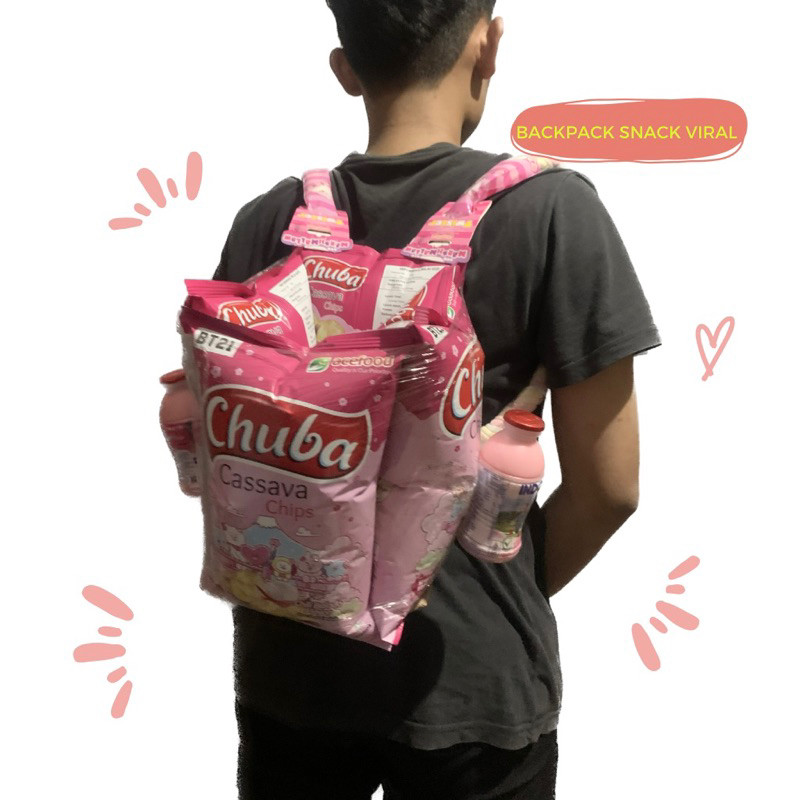

Backpack Snack Viral Kado Ulang Tahun Wisuda
