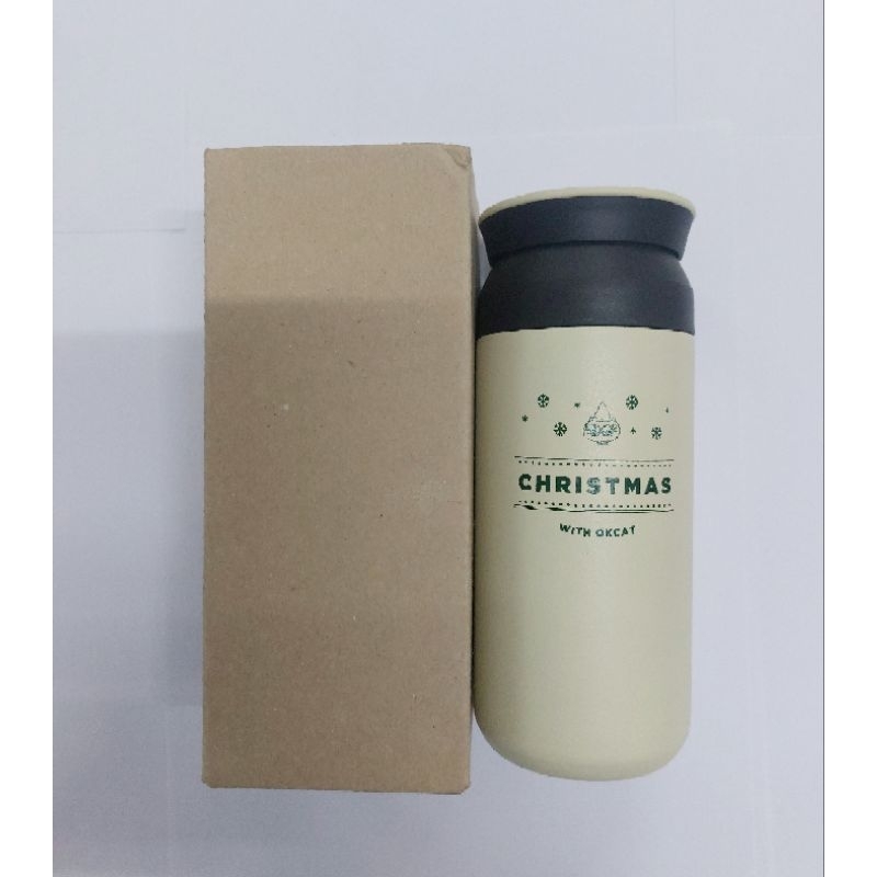 OKCAT tumbler/thermal cup Christmas with OKCAT