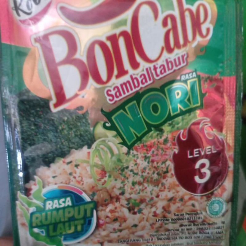 

BONCABE SAMBAL TABUR NORI