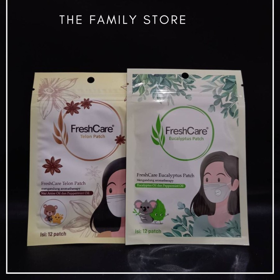 

Freshcare Eucalyptus Patch / Patch Masker Aromatherary isi 12 patch