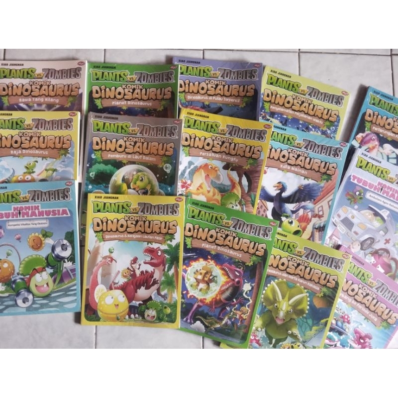 Seri Komik Plants VS Zombies Dinosaurus