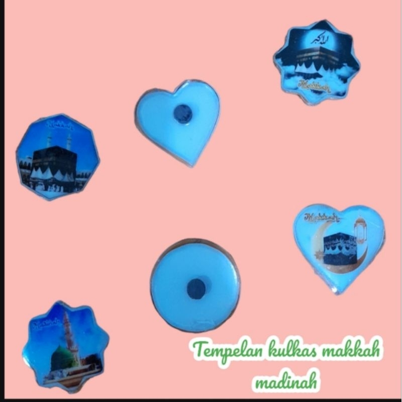 ISI 100PCS TEMPELAN KULKAS MAKKAH MADINAH KA'BAH SOUVENIR HAJI UMROH SOUVENIR PERNIKAHAN SOUVENIR KH