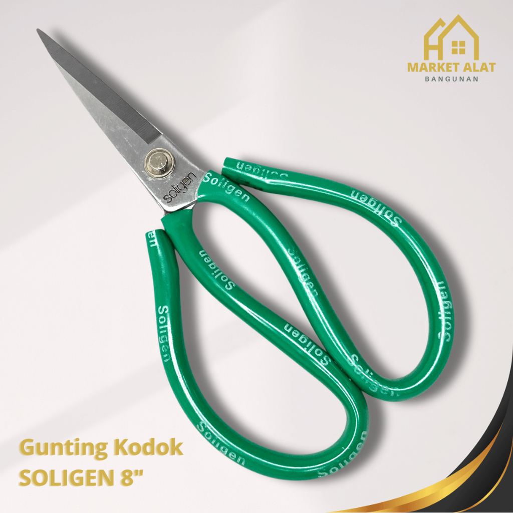 

Gunting Kodok SOLIGEN 8" / Gunting Kain / Gunting Seng / Gunting Karton / Gunting Serbaguna