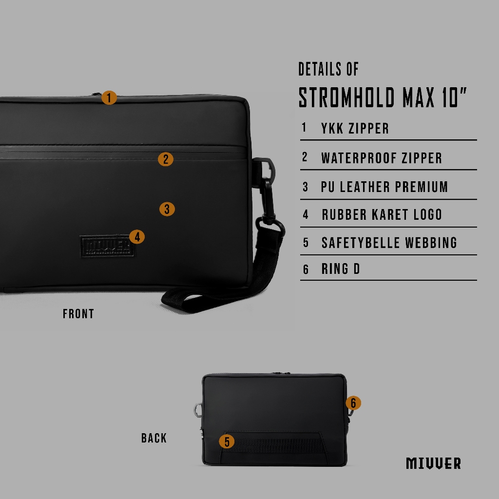 MIVVER | Stromhold Max Tas Tablet Ipad 10
