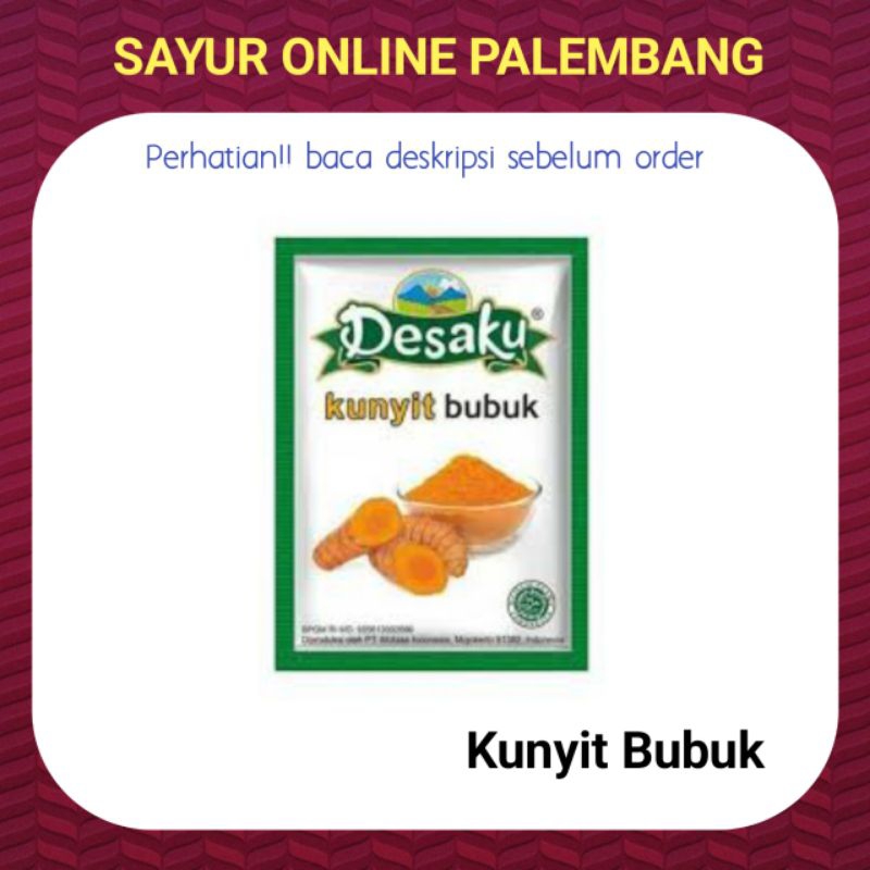 

Kunyit Bubuk Desaku Bubuk 1pc - Sayur Bumbu Online Palembang