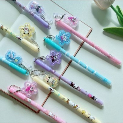 

Pulpen Gel Bintang Motif Sanrio Melodi Bolpoint Hitam Kuromi