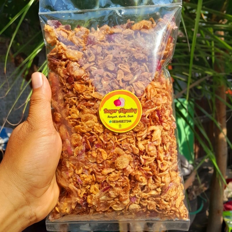 

Bawang Merah Goreng Asli/ Brambng Goreng Asli , Grade B, Krispy Refill (500gr)