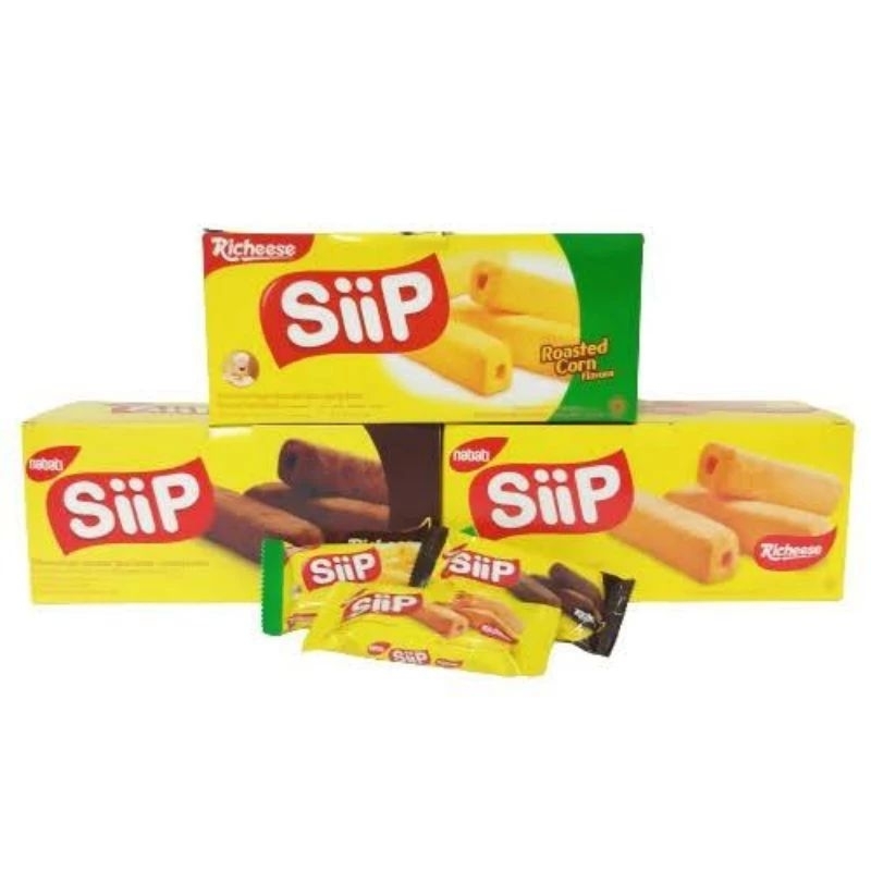 

SIIP siip Recheese Nabati Jagung-Coklat-Keju - Snack Siip