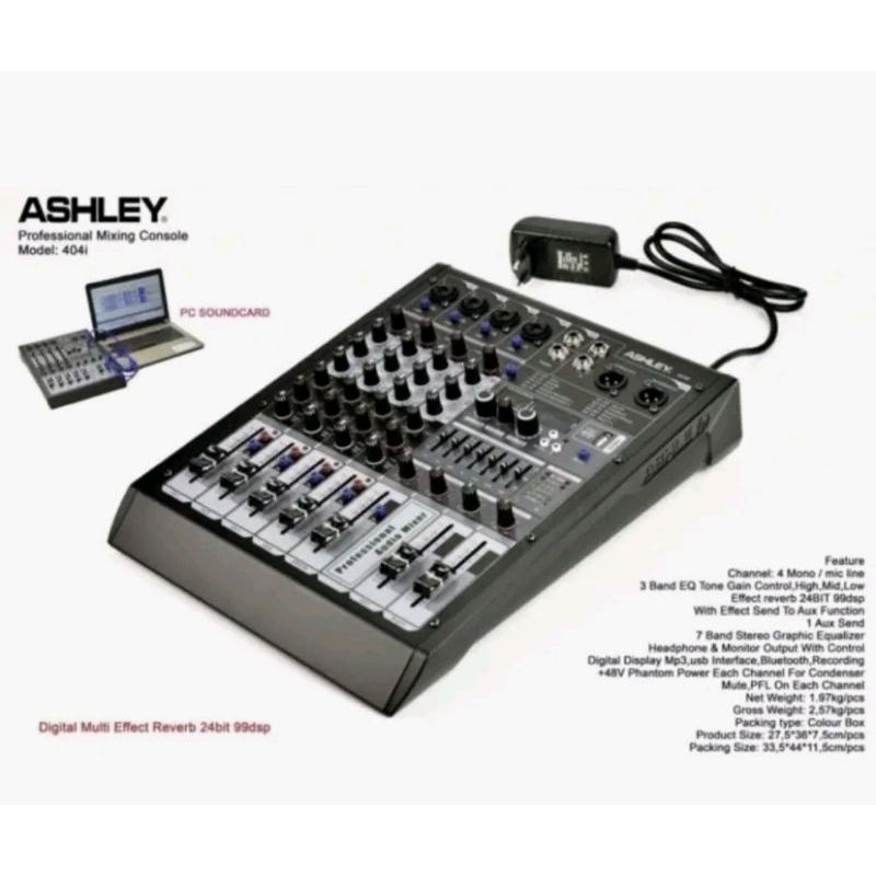 MIXER ASHLEY404i 4 channel