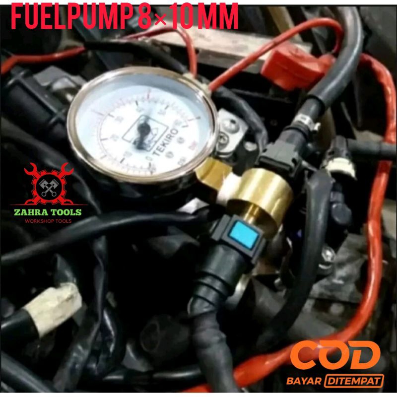 Tester Fuel Pump injeksi Alat Cek Tekanan Bahan Bakar MOBIL