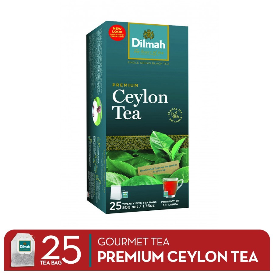 

TEH CELUP PREMIUM DILMAH Ceylon Tea Selection Isi 25pcs Tea Bag