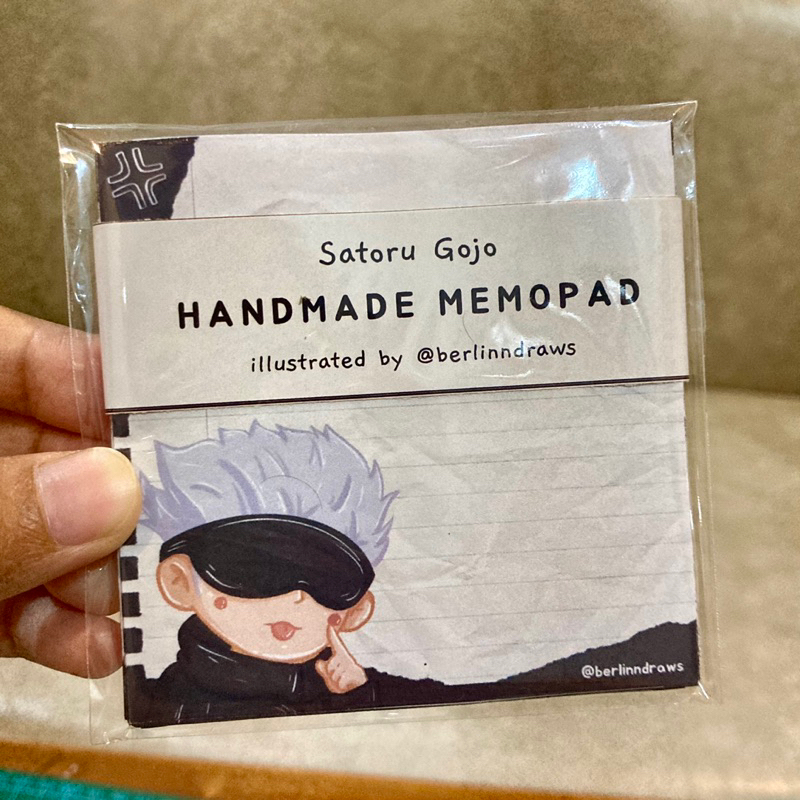 

HANDMADE MEMOPAD by berlindraws | karakter ghibli, gojo, arriety, lotso, inosuke, one piece, totoro