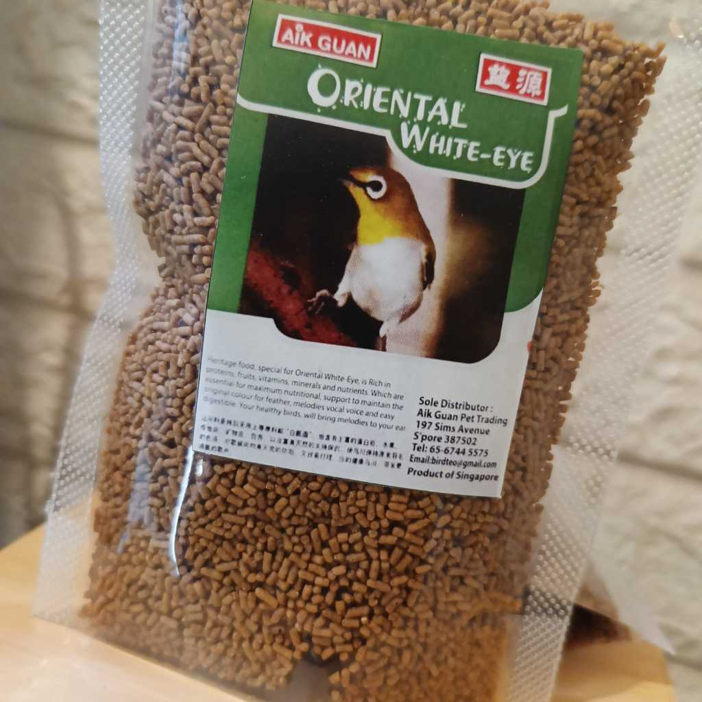 Aik Guan voer oriental pleci kemasan 100 gram voer untuk burung pleci prenjak trucuk