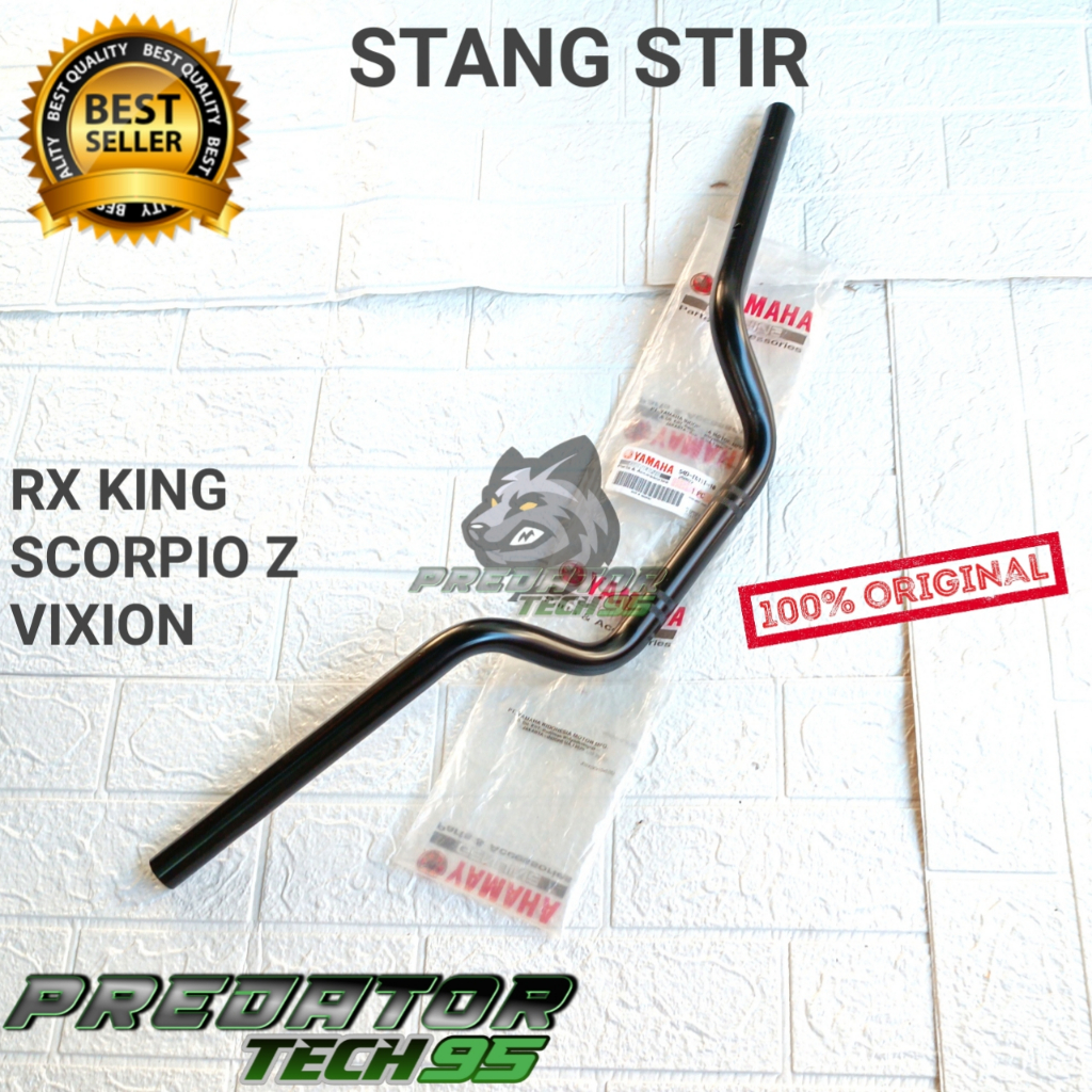 STANG STIR SETIR MOTOR HITAM ORIGINAL YAMAHA SCORPIO NEW BLACK PNP VIXION RX KING RX SPESIAL TIGER C