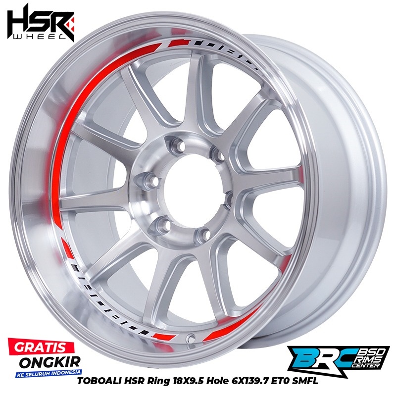 VELG MOBIL TRITON PAZERO HUMMER FORTUNER EVEREST TOBOALI HSR R18X95 H6X139,7 ET0 SMFL