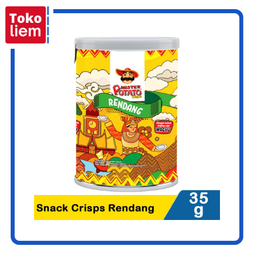 

Mister Potato Snack Crisps Rendang 35G