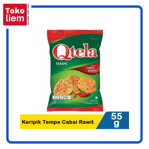 

Qtela Keripik Tempe Cabe Rawit 55G