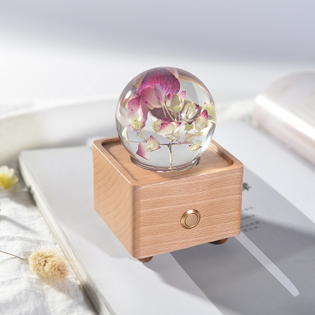 Preserved Flower Bluetooth Speaker - The Beginning Indonesia - Kado Pacar Sahabat Pasangan Cewek Cewe - Untuk Ulang Tahun Anniversary