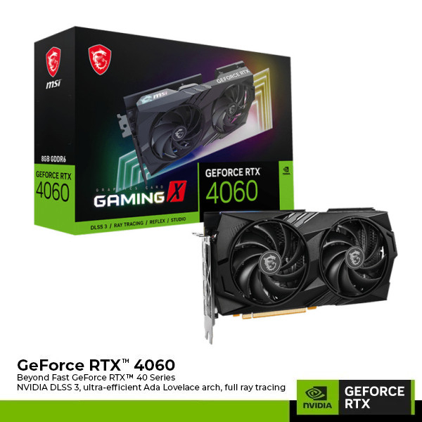 MSI RTX 4060 GAMING X 8GB GDDR6 RTX4060 8G VGA NVIDIA