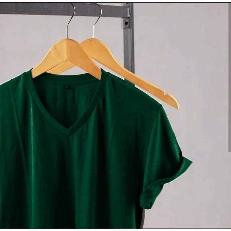 v neck cotton bamboo / kaos v neck cotton bamboo / kaos v neck