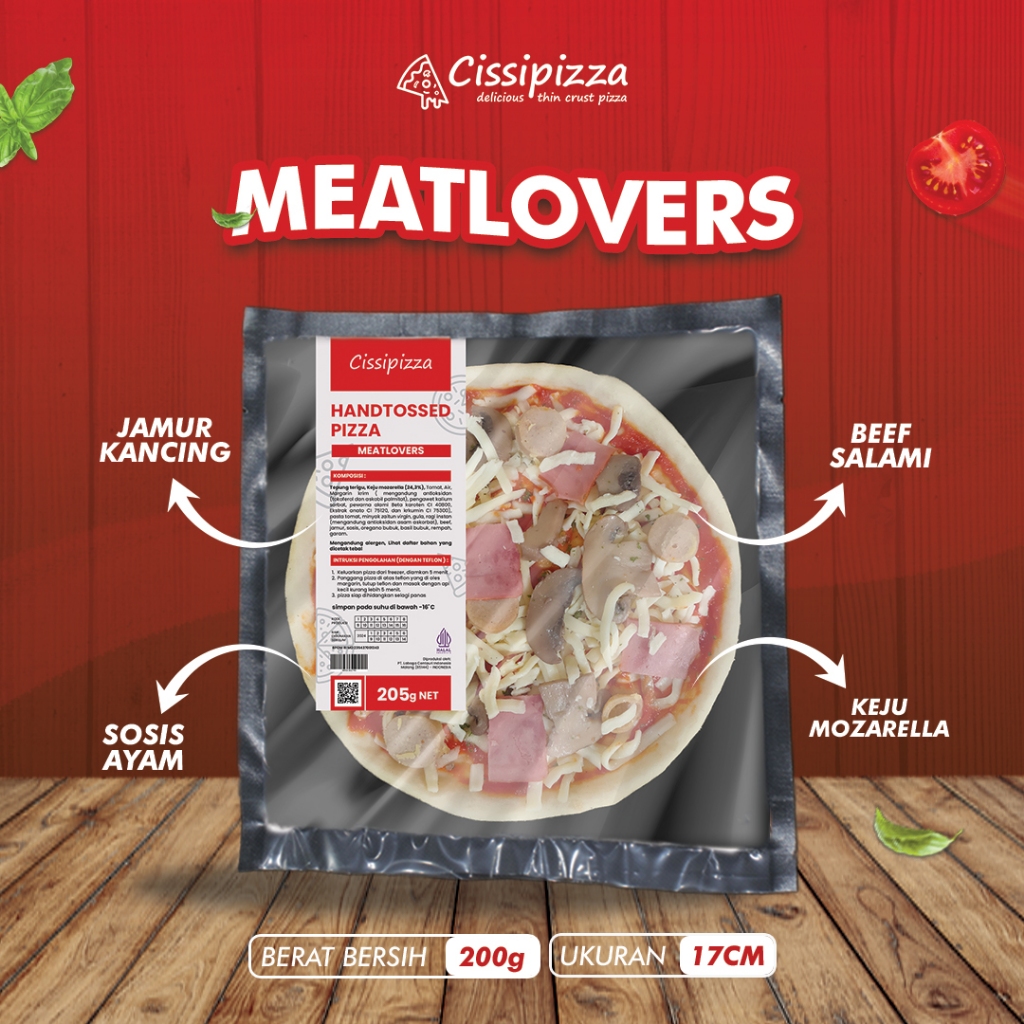 

Cissipizza Handtossed Meatlover Frozen